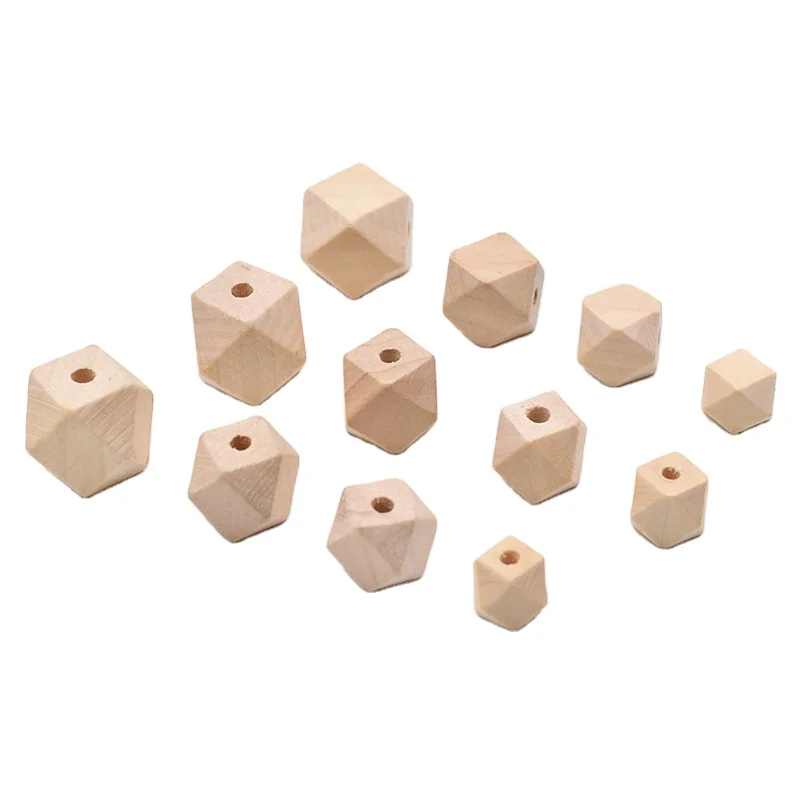  Eco Friendly Natural Colored 8Mm 25Mm Wooden Beads For