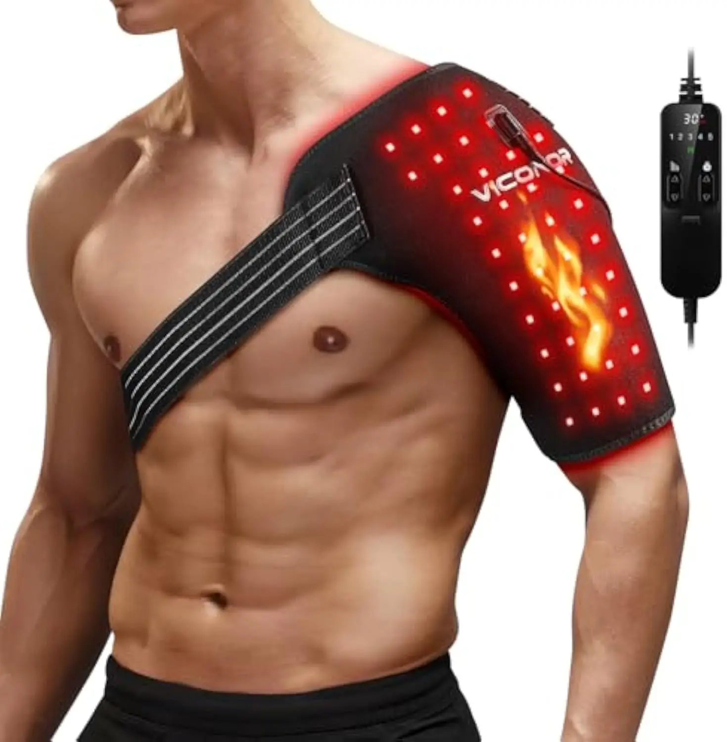 Red Light Therapy for Shoulder Wrap Plus Led Red Light Infrared Therapy Portable Muscle Recovery Full Body Led Therapy Belt
