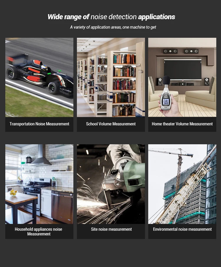 
CEM DT-85A Pocket Size Class II 35 to 130 dB Voice Digital Sound Level /Frequency Meter Noise MINI With A Weight 