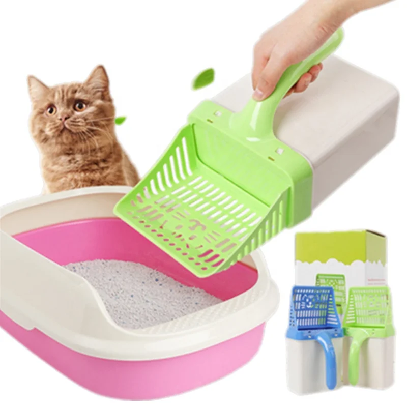 Spot pet care products cat litter shovel pet sifter cat sand cleaning tool scoop for poop bags litter scoop pet sand shovel