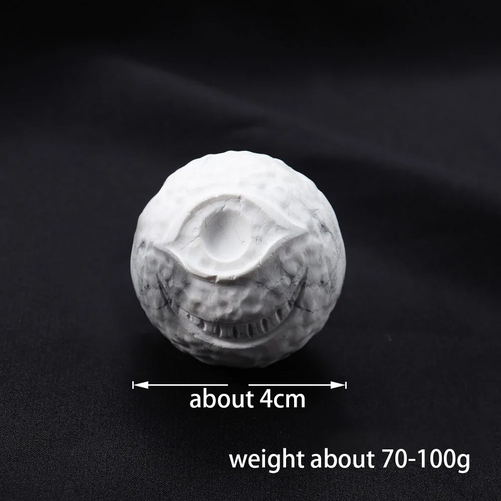 Wholesale healing crystal carved monster halloween decor energy stone crystal sphere