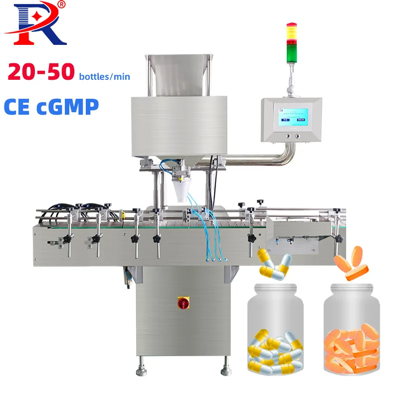 Electric Pharmacy Cancare Coating Tablet Counter Counting Bottling Capping Machine Counting/Counter Machine