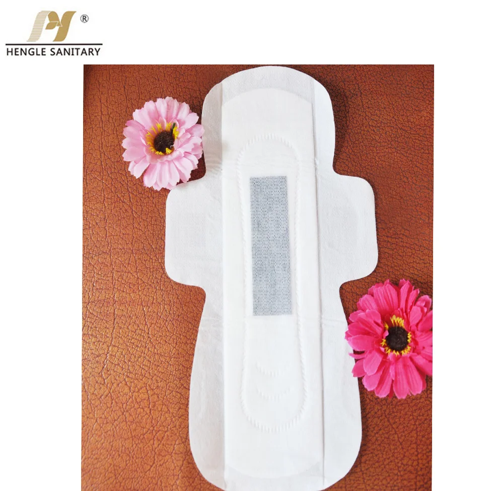 Wholesale High Quality Ultra Thin Absorption 100% Organic Cotton Negative Anion Women Sanitary Napkins Pads