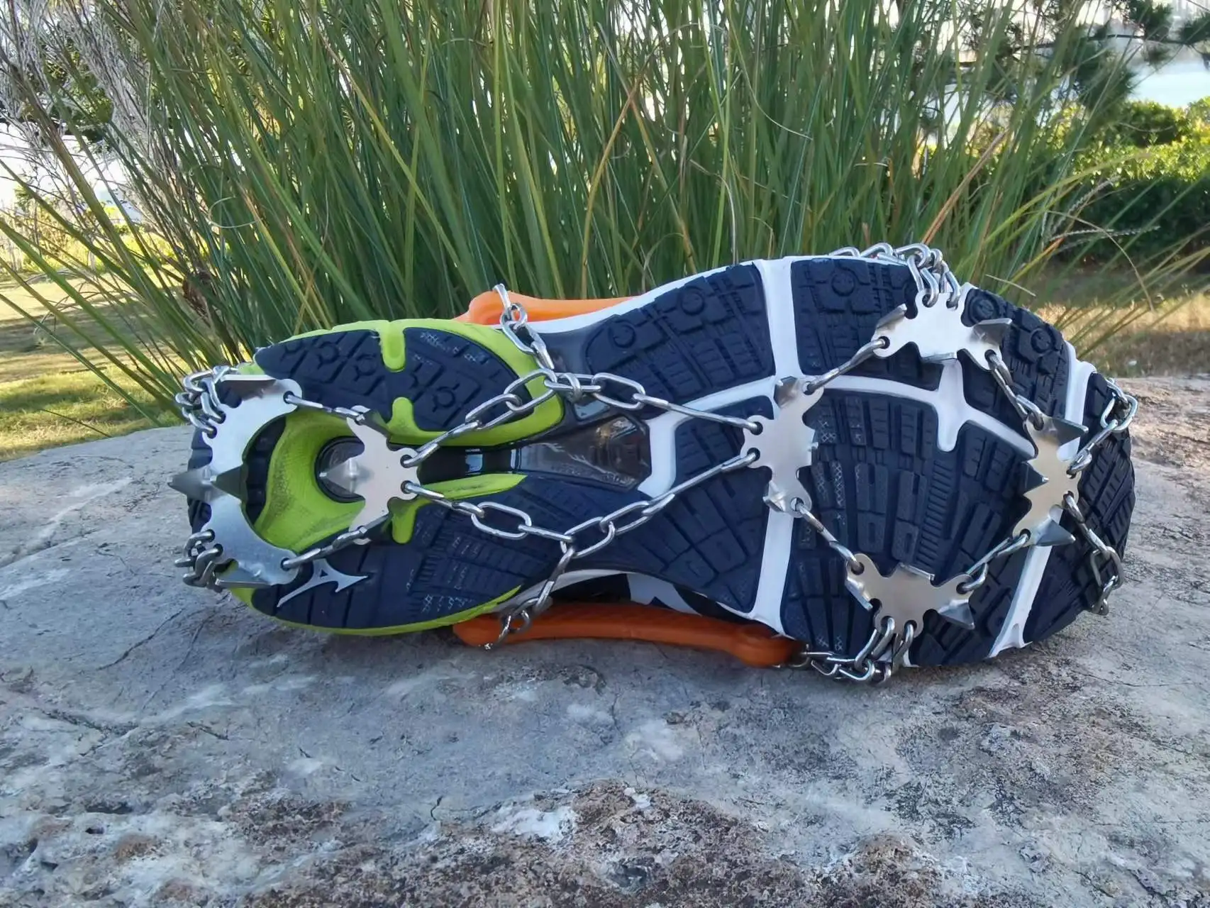 Wholesale Ski Crampons Best Microspikes 19 Claws Anti-slip Chain Crampons Hiking Spikes Ice Crampons For Shoes