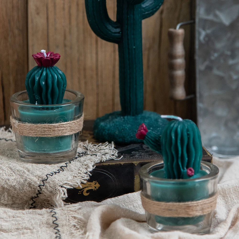 
Custom design handmade cute paraffin diy candle 