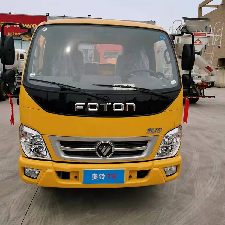 High Quality 4.5 Ton Used Diesel Container Flatbed Trailer Wrecker Truck New Condition 4x2 Drive Left Steering for Sale