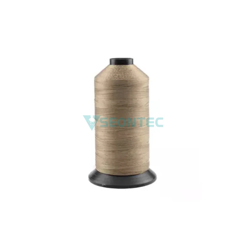 good braiding ptfe surface coated fiberglass sewing thread PTFE sewing thread