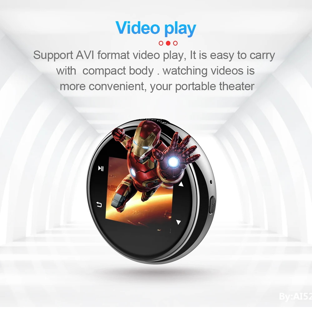 Customization JNN M20 1.54 inch Touch Screen BT 8GB FM Radio mp3 Player with speaker girls motorcycle bike Music player