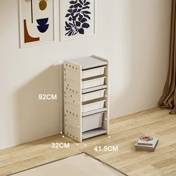 Kids Bus Toy Storage Cabinets Children Bedroom Kindergarten Furniture Sets Toys Baby Plastic Clothes Organization Box