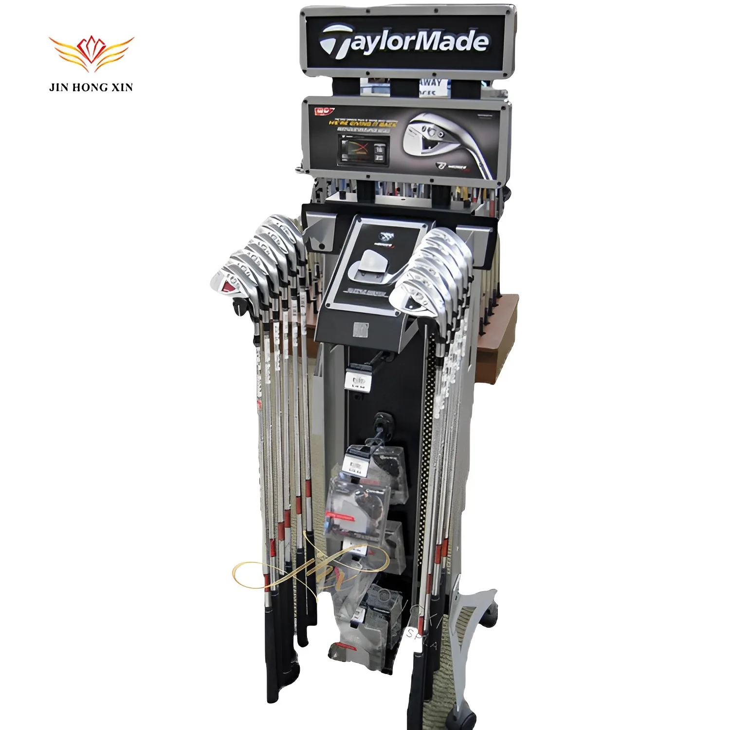 Golf club displays racks grips standard grip equipment stand for sports online store