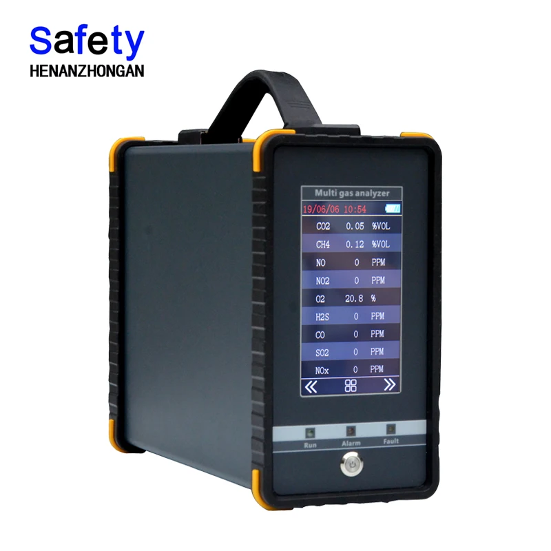 H2S NO2 CO gas detector 16 gases analyzer