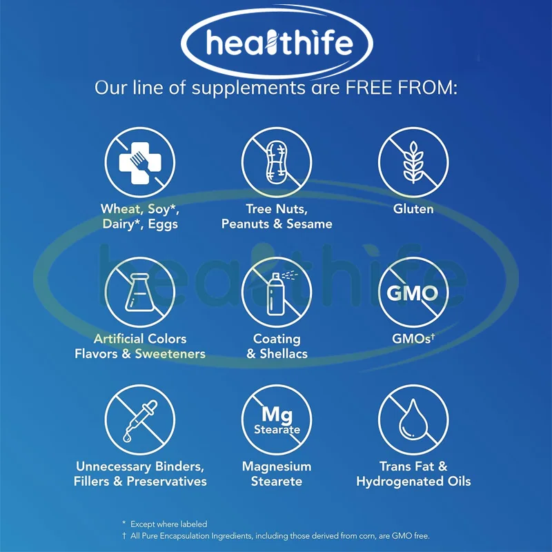 Healthife Magnesium Complex Supplement Magnesium Glycinate Malate Citrate 500Mg 90 Capsules