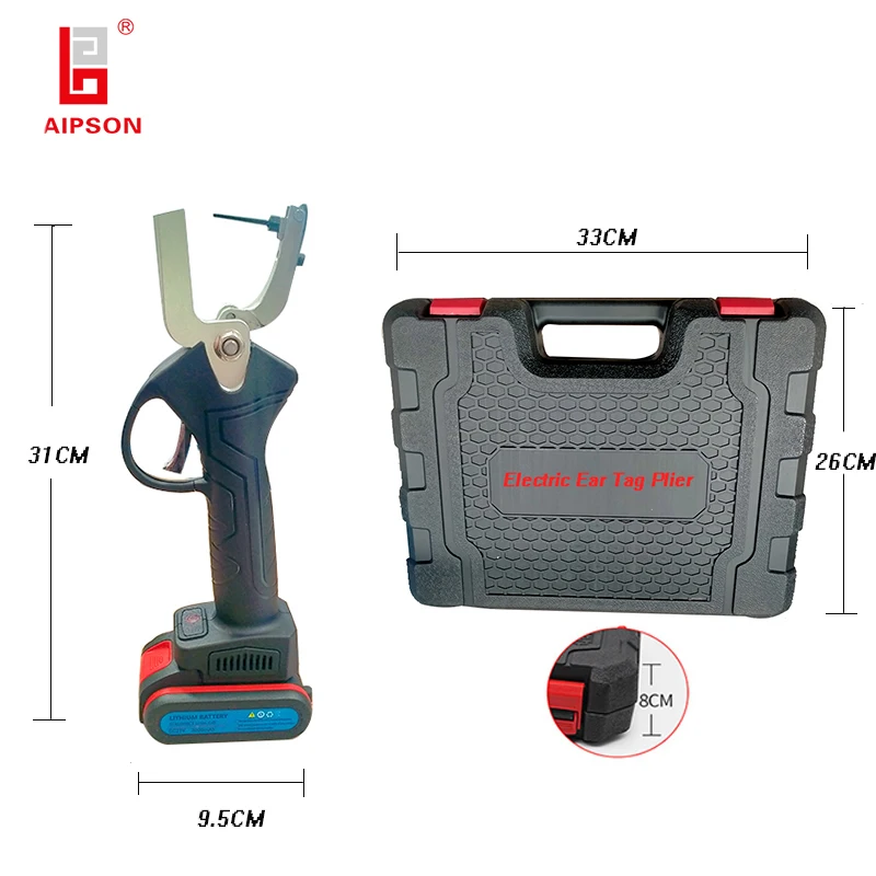 Automatic electric plier for z-type ear tag