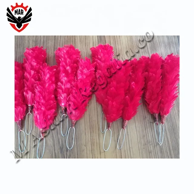 Metal Loop Duck Natural Feather Hackle