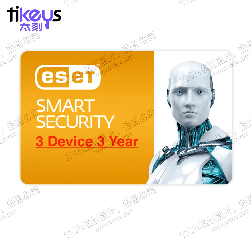 Genuine License ESET Smart Security Premium Key 3 Device 3 Year Privacy Protection Antivirus Software Nod32 AntiVirus