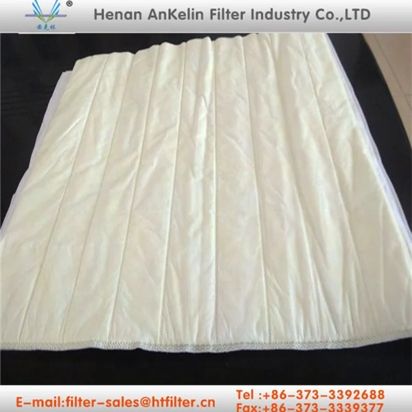 Main Product Pocket Filter Bag Filter High Air Flow OEM HVAC Filter Folded Structure