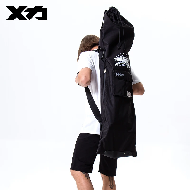 shoulders skateboard black longboard storage bag plastic bags for skateboards wholesale adjustable backpack for skateboard