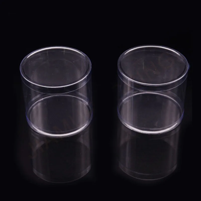 clear plastic cylinder tube packaging transparent round tube box