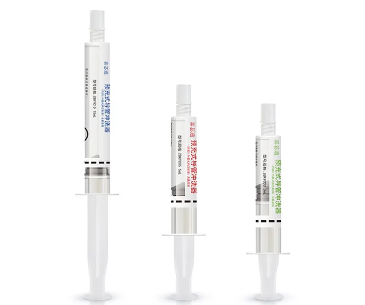 Disposable Medical Pre-Filled Saline Flush Syringe