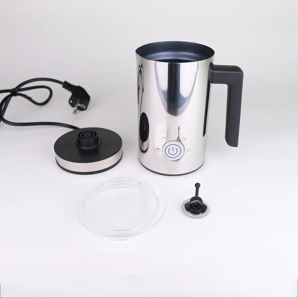 Restaurant Electric Milk Steamer Coffee Frother Soft Foam Maker Cold Hot Milk Warmer