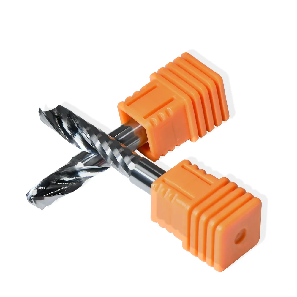 4mm solid carbide single flute dlc coated end mill acrylic sheet cutter  acrylic cutter router single line Milling cutter