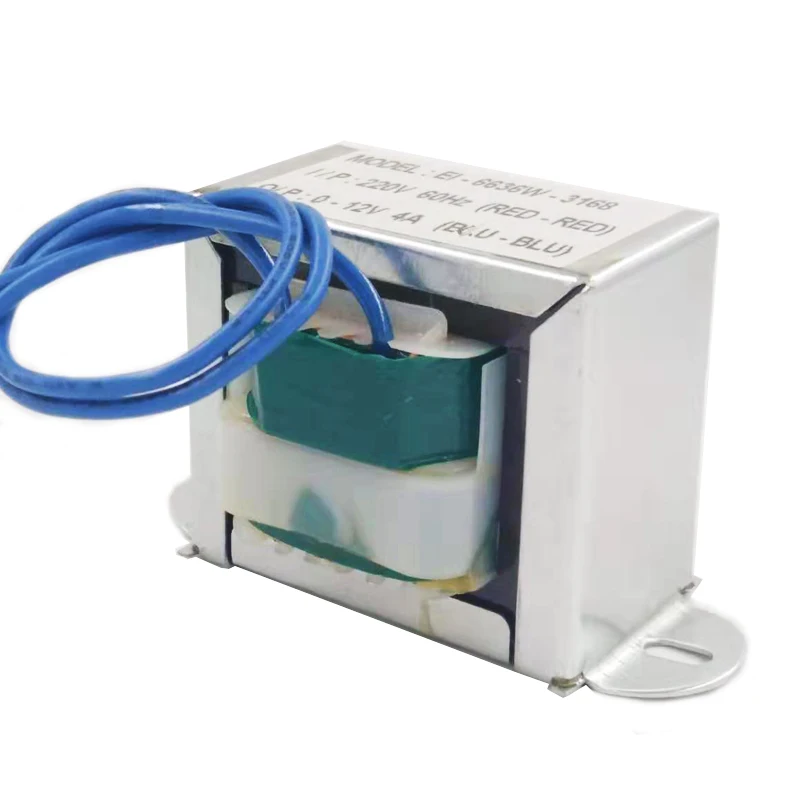 100% Copper EI 66 66*28 66*45 AC Output Low Frequency Small Power Auto Transformer For Massage Armchair