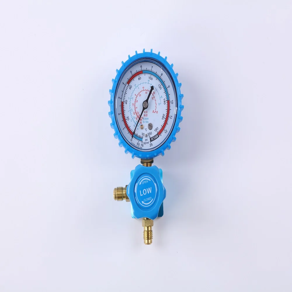 Single Digital Manifold Gauge Valve for Low & High Pressure for Refrigerant R134A/R22/R404A/R406A