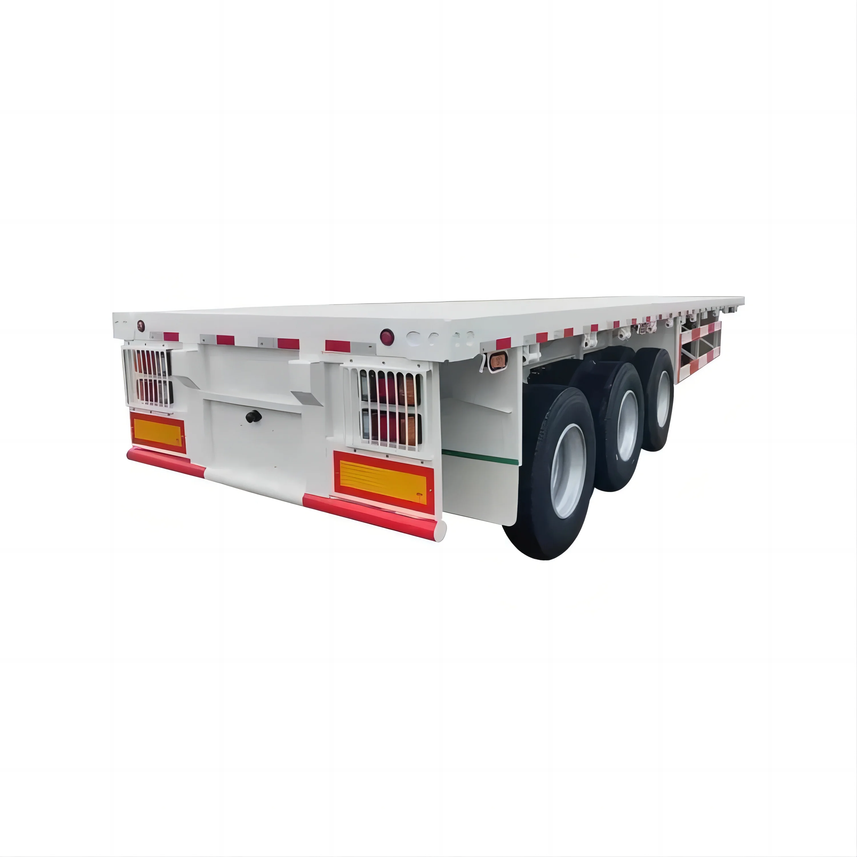 China high quality famous brand pan trailer 3/4/5 axles long trailer 20 ton 30 ton flatbed trailer for sale