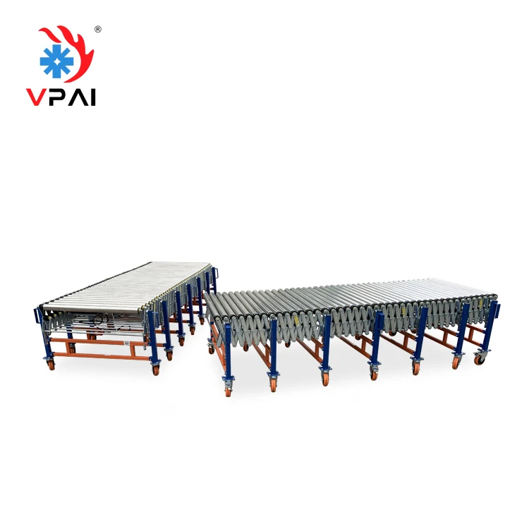 Ready to Ship in Stock Fast Dispatch portable Stainless Steel  roller wheel  Conveyor