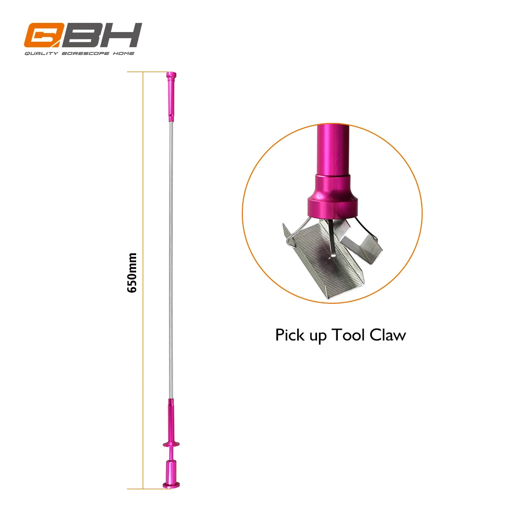 Telescopic Flexible Magnetic Pickup Tool, 25.59 Inch Long Flexible Bendable Magnetic Picker, Flexible Magnetic Pickup Zone Tool