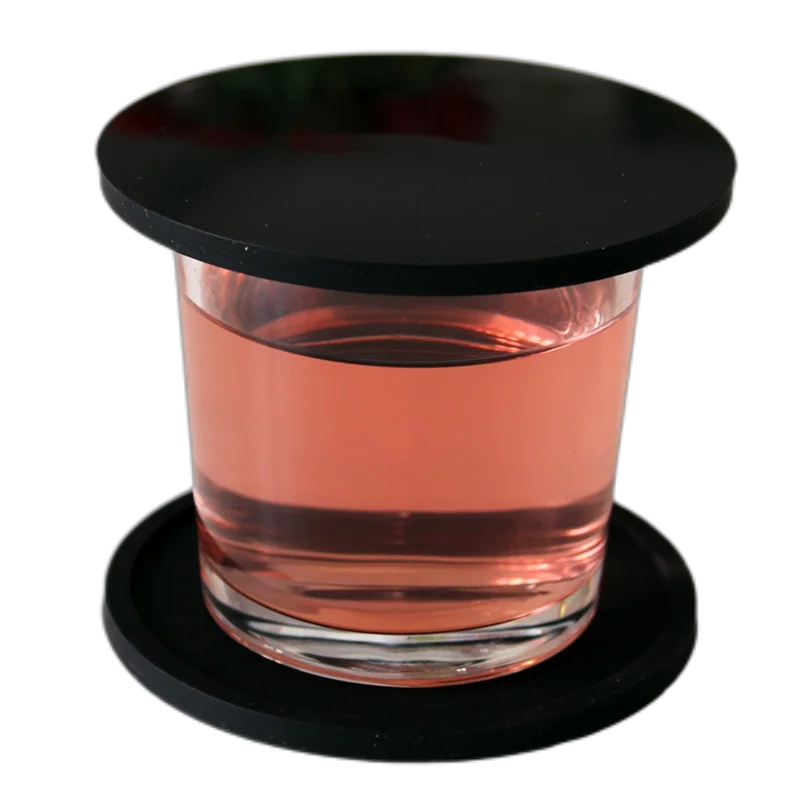 Custom Make Your Own Beer Coasters Heat Resistant Non-Slip Silicone Cup Coaster Coffee Tea Mat Soft PVC Rubber Coaster