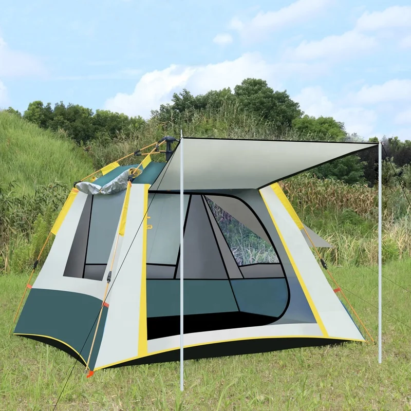 Camping Tent for Sale Luxury Waterproof Big Outdoor Buy Automatic Family Large Inflatable 2-3 Persons Camping Gear One Bedroom
