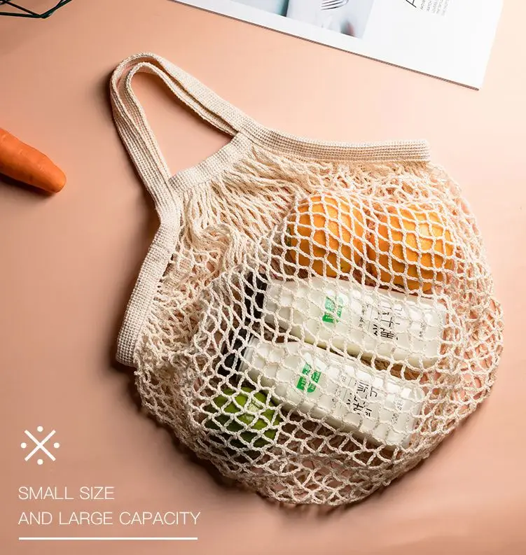 Экологичная сумка для хранения органических продуктов рулонная сетка продукция хлопковые Сумки на шнурке под