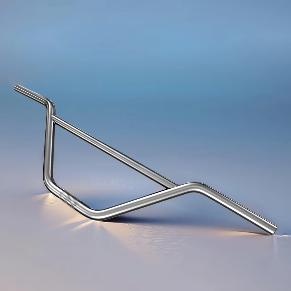 Funsea Bicycle Handlebar Wheelie Stunt Cruiser Big BMX Handle Bar Chromoly 4130 For 22.2mm Stem Cycling 740mm Black CP Zeus2