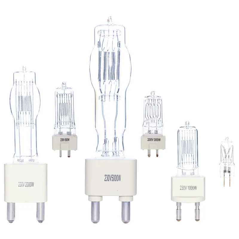 2000W1000W650W300W tungsten wire bulb halogen camera movie bulb imported bulb