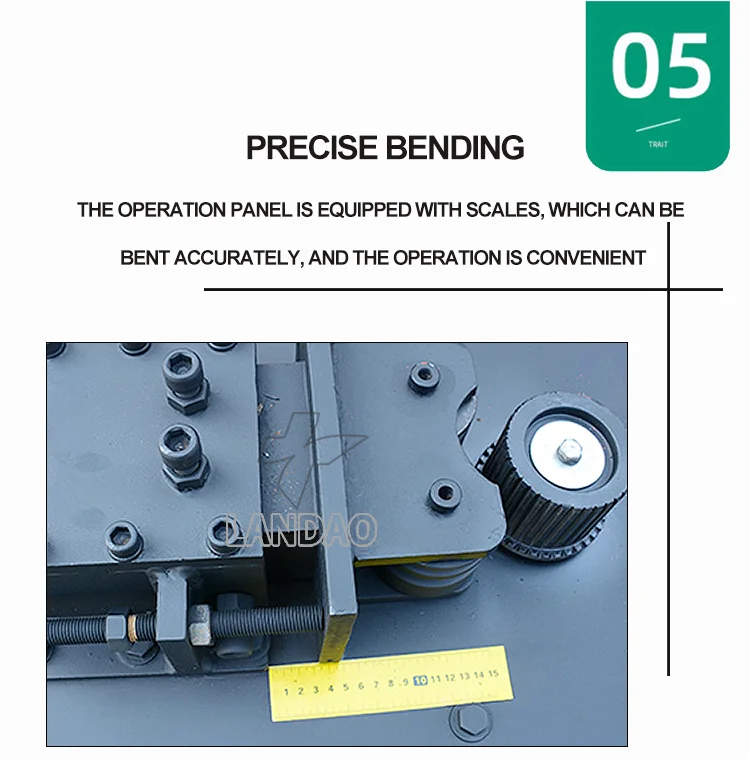 Small Electric Portable Stainless Steel Bender Pipe and Tube Bending Machine 