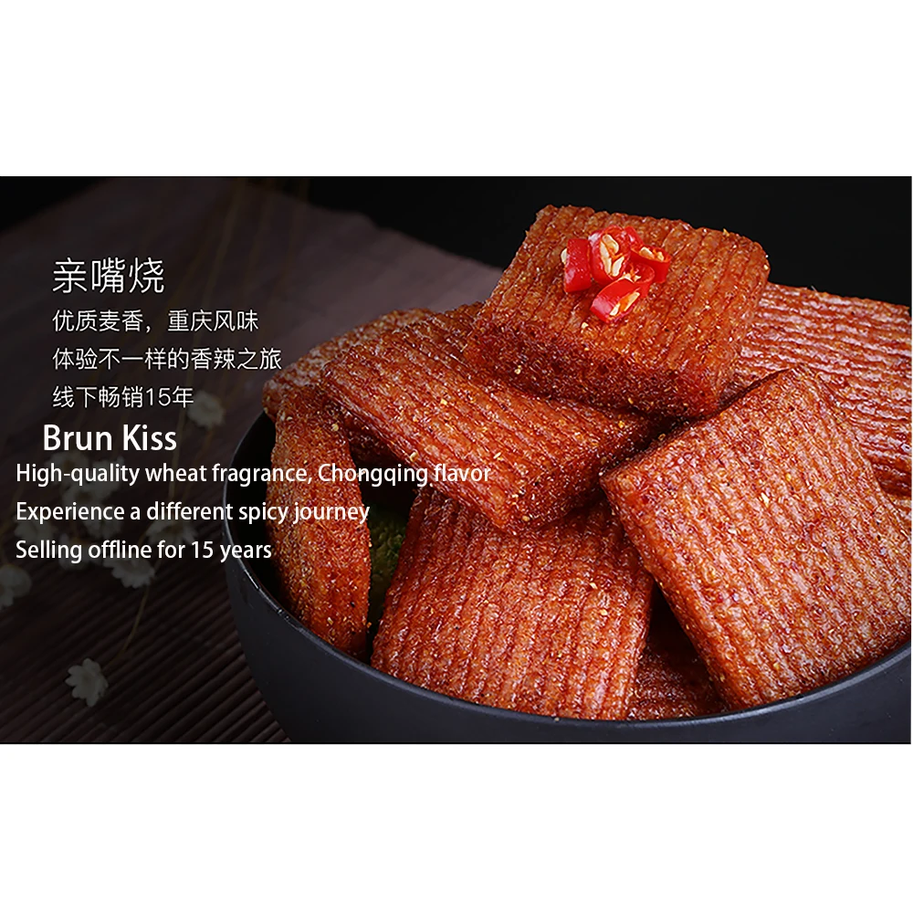 
spicy large gluten spicy strips ready-to-eat snacks traditional food spicy sticks 