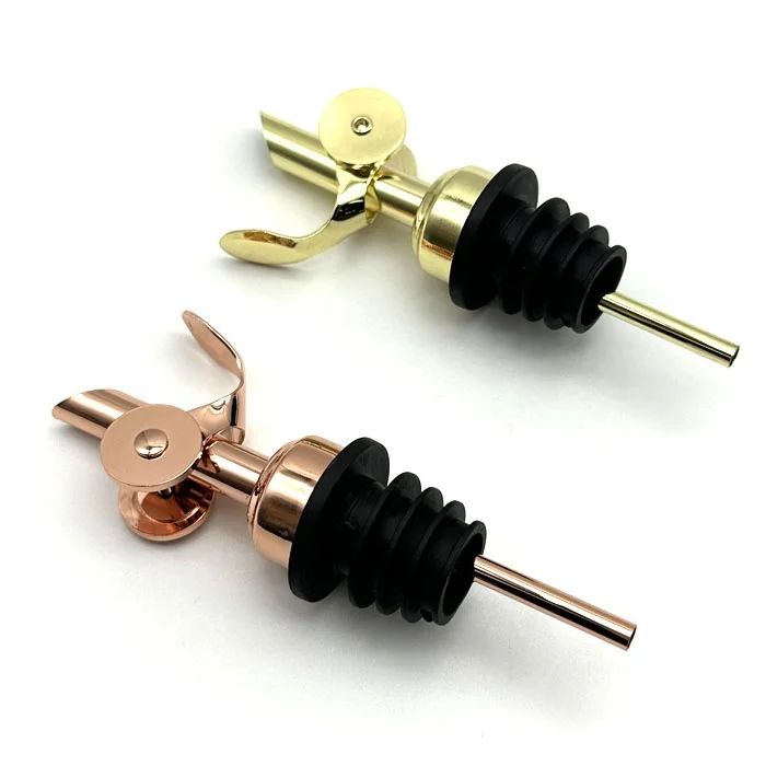 304 stainless steel automatic opening and closing kitchen spice bottle stoppers oil pourer