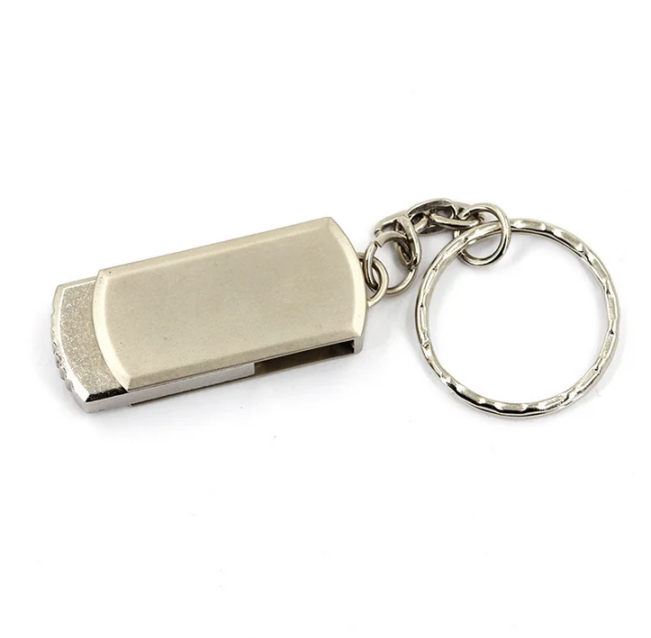 High Quality Metal Wholesale 2GB/4GB/8GB swivel USB Flash Drive Waterproof USB2.0/3.0 Mini Promotion Gift USB Flash Drive