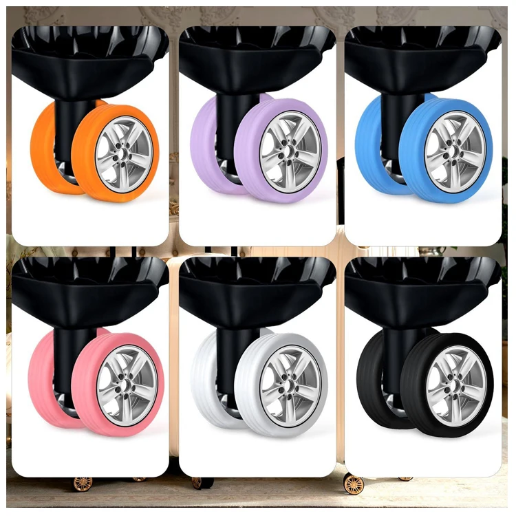 8Pcs Travel Suitcase Wheel Protector Luggage Wheel Protective Silicone Silent Protection Cover Luggage Wheel Covers