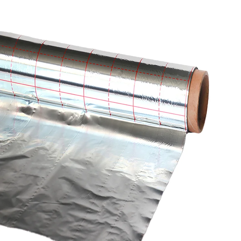 Высококачественная Светоотражающая изоляционная пленка из алюминиевой фольги для промышленного напольного отопления оптимизированная метализация