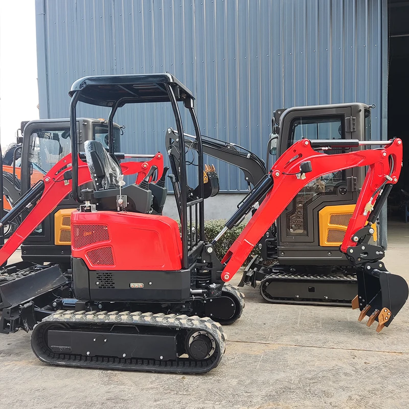 Free Shipping Mini Excavator Ce/Epa/Euro 5 Engine 3.5 Ton Crawler Micro Digger 1 2 Ton Hydraulic Farm Small Excavator For Sale