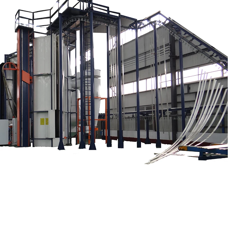 
Aluminum Extrusion Profile Vertical Powder Coating Production Line 