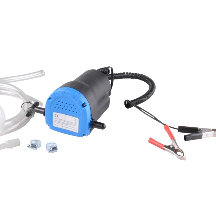 J100461 12 Volt Portable Oil and Fuel Transfer Extractor Pump 12 Volt DC Motor with Hose