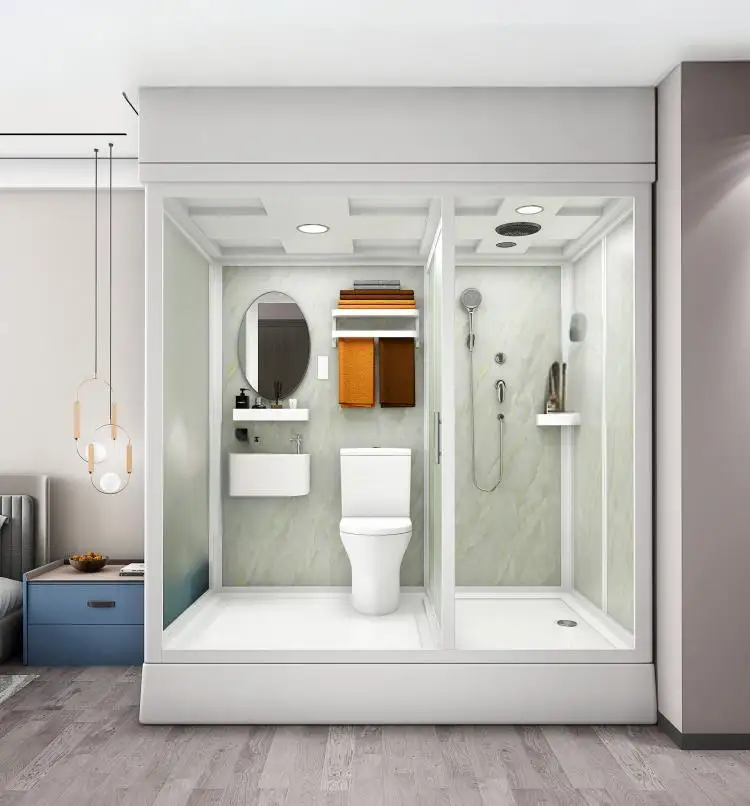 Modern Industrial & Traditional Design Prefab Bathrooms Stylish Modern Industrial Traditional Shower Enclosures