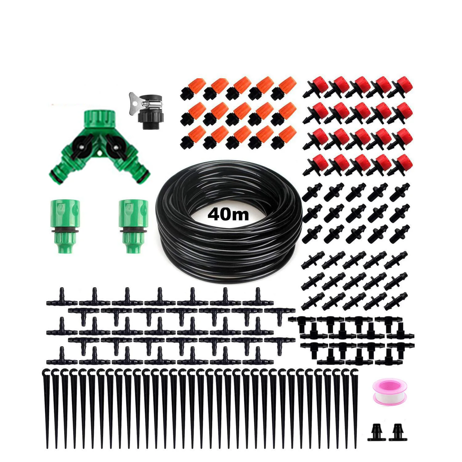 Timed spraying 35/40/50M garden watering kit sprinkler drip system watering set garden automatic drip Irrigation watering kit