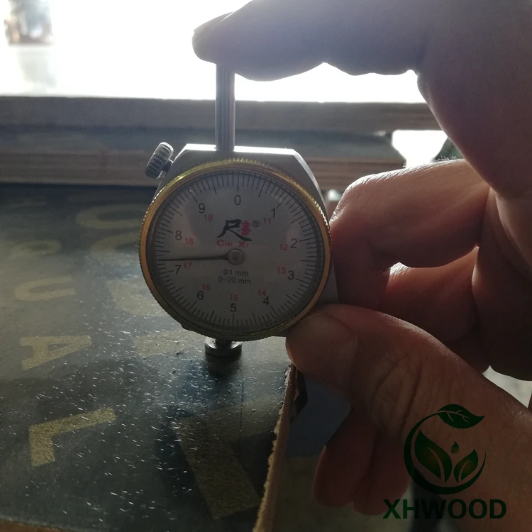 2021Linyi XiangheWood 1220*2440mm Logo Finger Joint Film