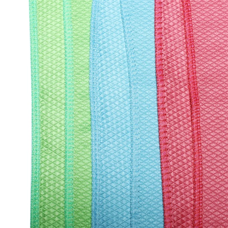 
Microfiber glass cleaning cloth towel window washing dry towel microfiber fish scales cloth for kitchen 
