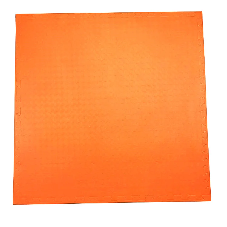 2024 hot sale sports orange yoga health sports mat price non-slip extra large   eva rubber taekwondo judo gym  homegym mat
