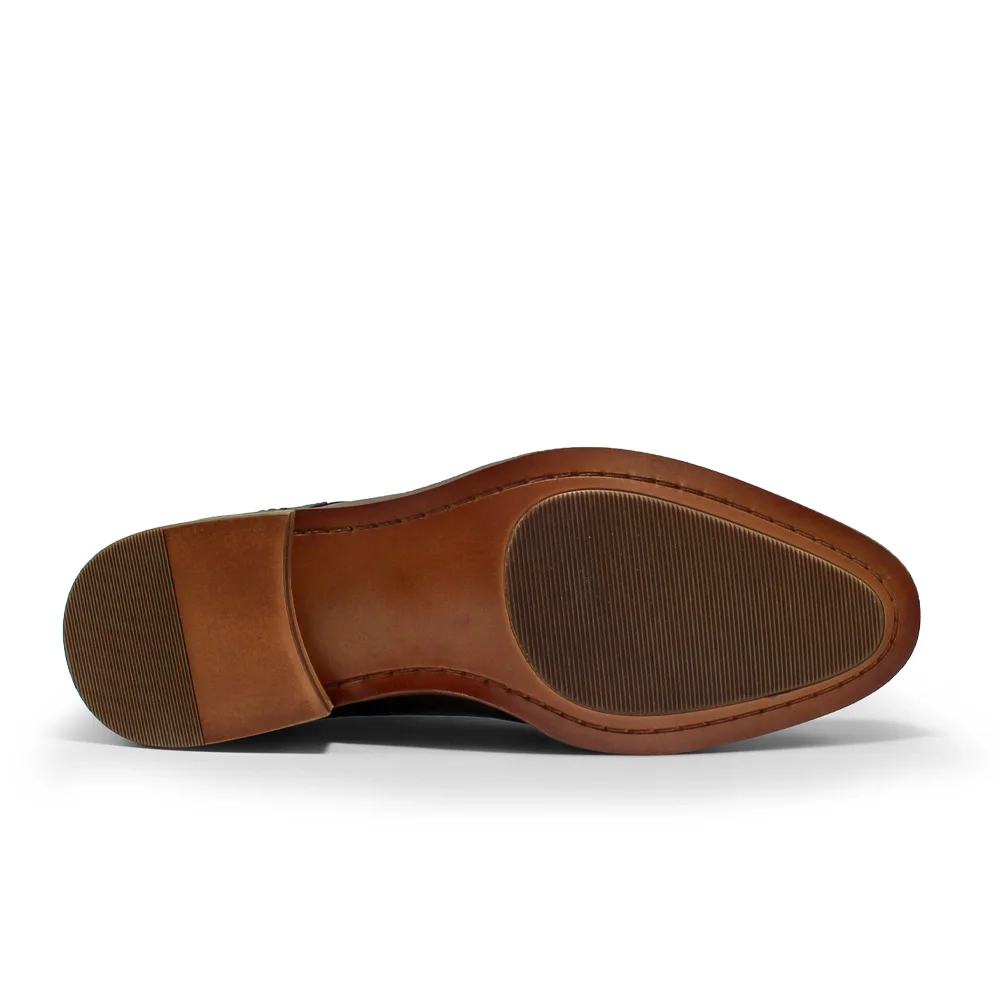 
2021 New mens brown dress business classic men shoes genuine leather footwear for men 